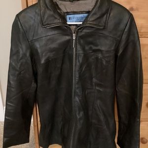 Reaction Kenneth Cole Women’s Size Small Black Leather Jacket